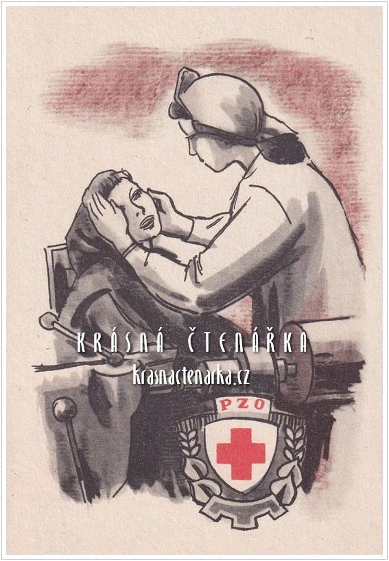 ČERVENÝ KŘÍŽ (6 ks pohlednic)