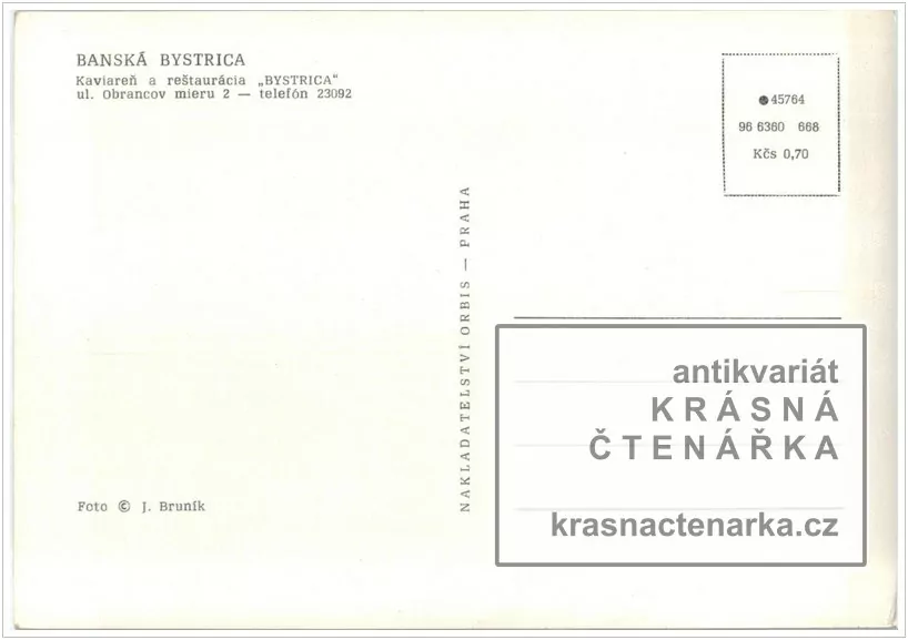 BANSKÁ BYSTRICA (Kaviareň a reštaurácia Bystrica)