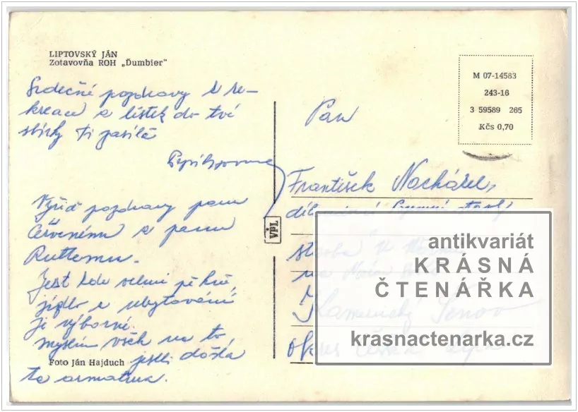 LIPTOVSKÝ JÁN (Zotavovna ROH Ďumbier)