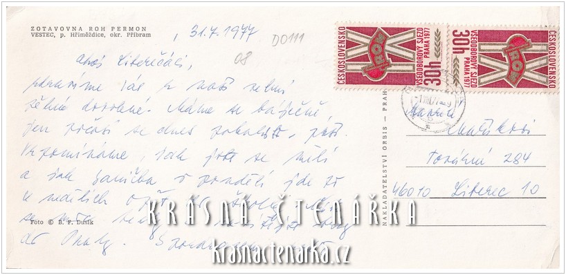 VESTEC u Hříměždic, Zotavovna ROH Permon