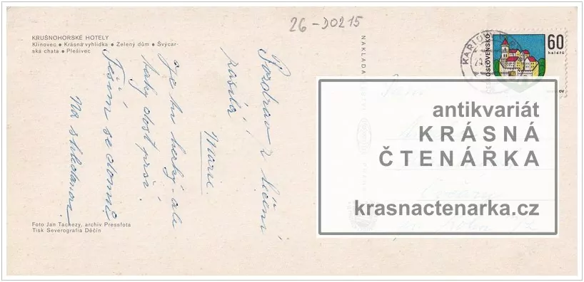 KRUŠNÉ HORY (Krušnohorské hotely)