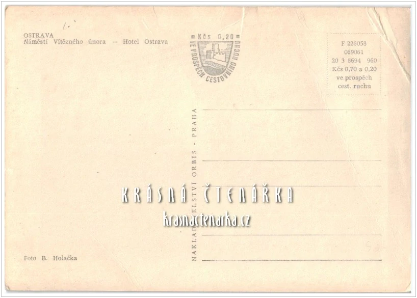 OSTRAVA, býv. náměstí Vítězného února a hotel Ostrava