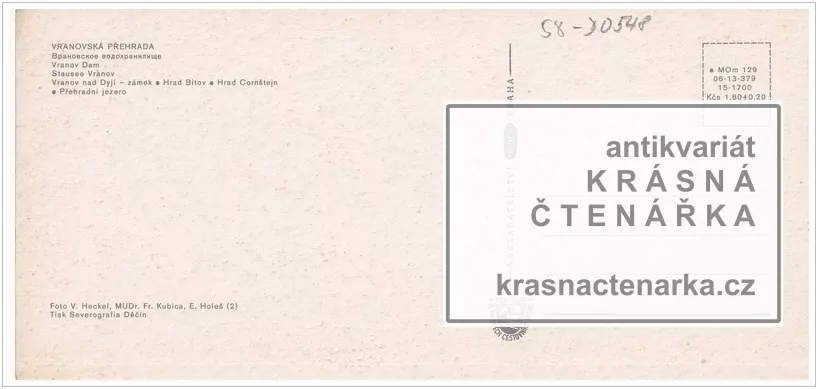 vodní nádrž VRANOV