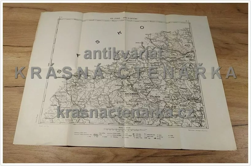 MAPA: HOR. LITVÍNOV - HORA SV. KATEŘINY