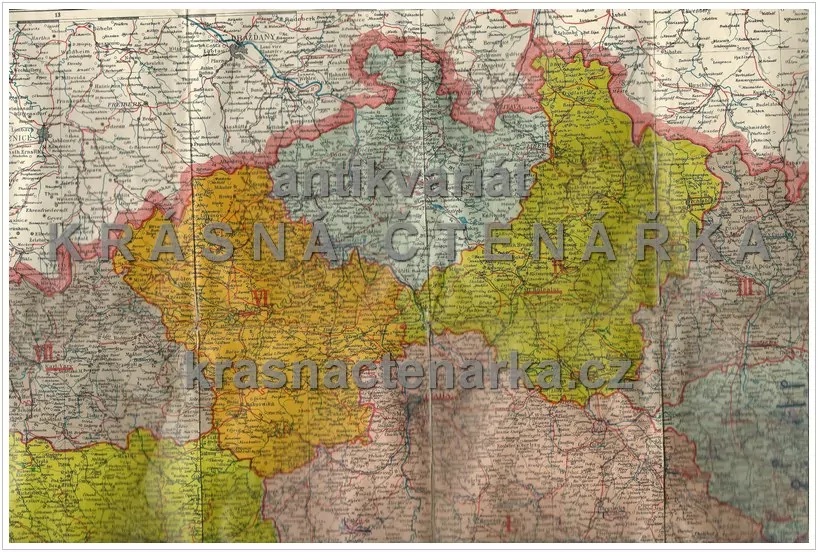 MAPA: MÍSTOPISNÁ MAPA ČECH