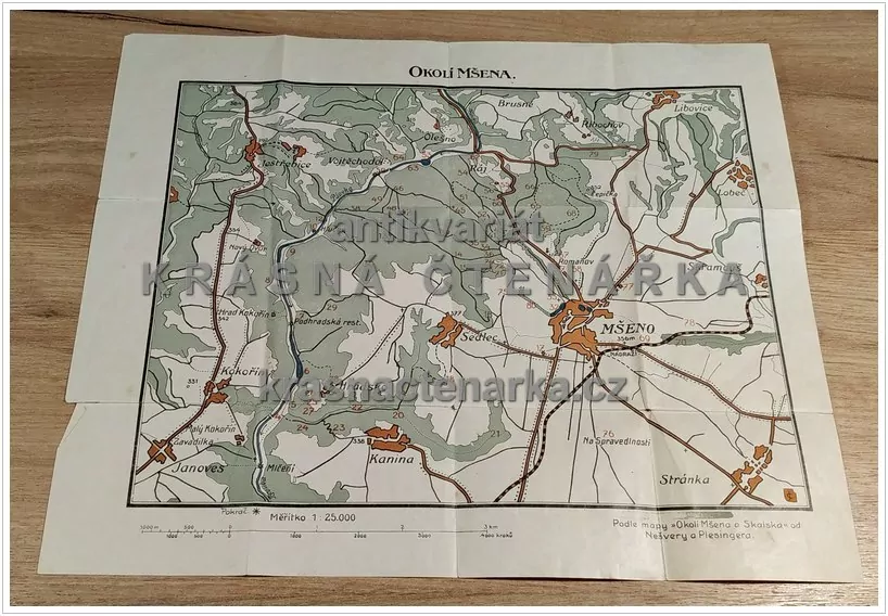 MAPA: OKOLÍ MŠENA