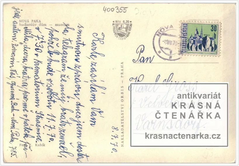 NOVÁ PAKA (Suchardův dům)