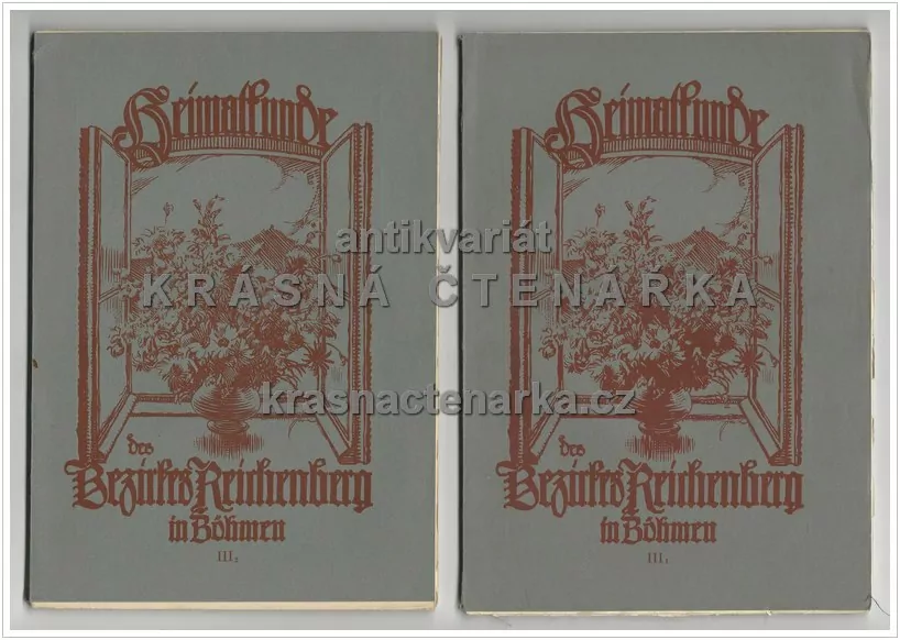 HEIMATKUNDE DES KREISES REICHENBERG, Sudetenland III-1-2-3 (Liberecko)