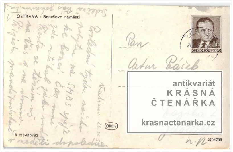 OSTRAVA, Spořitelna a záložna na Benešově náměstí