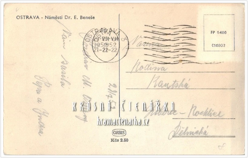 OSTRAVA, Náměstí Dr. E. Beneše