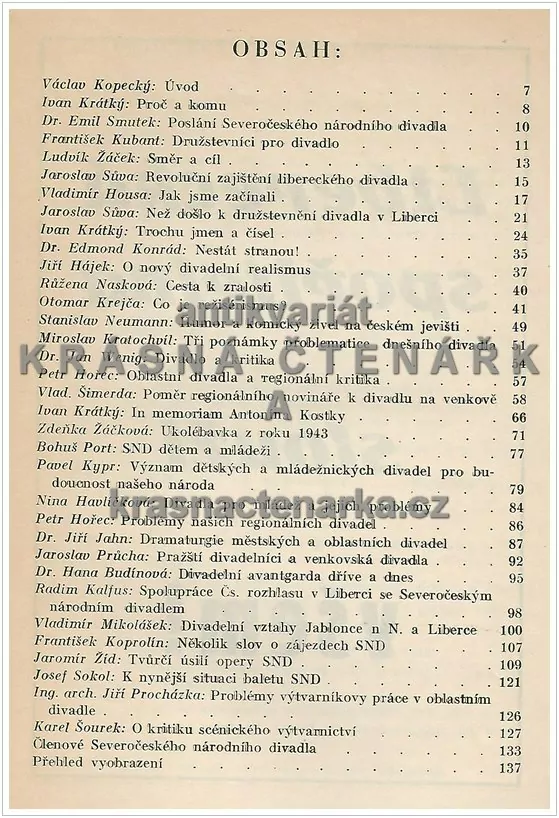 SEVEROČESKÉ NÁRODNÍ DIVADLO V LIBERCI, Tři roky budovatelského úsilí 1945 - 1948