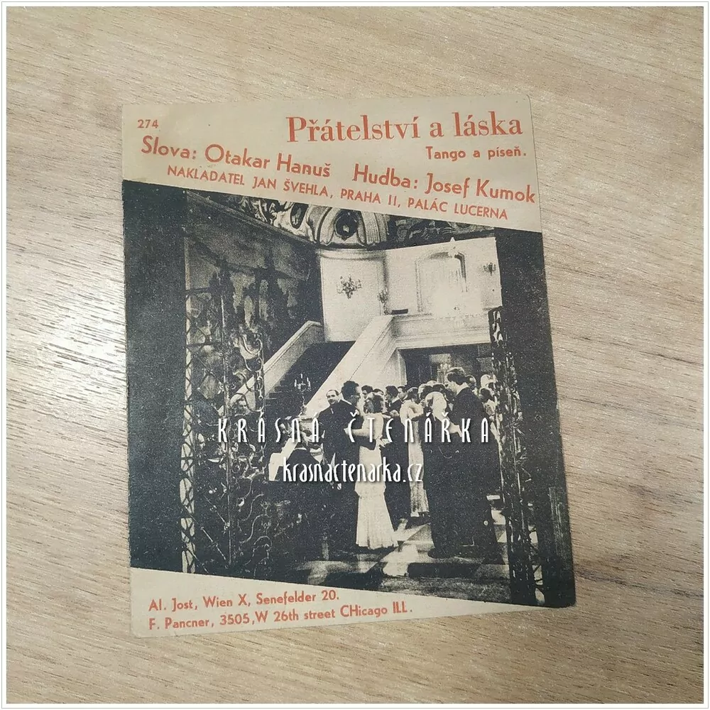 Píseň PŘÁTELSTVÍ A LÁSKA