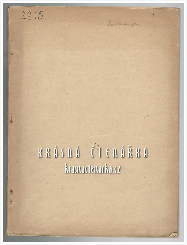 REICHENBERGER KALENDER für das Jahr 1922 (kalendář Liberec)