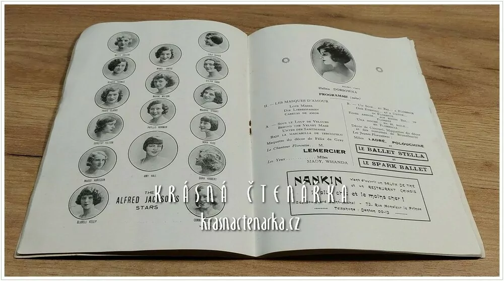 FOLIES BERGÈRE, divadelní či varietní program z roku 1931