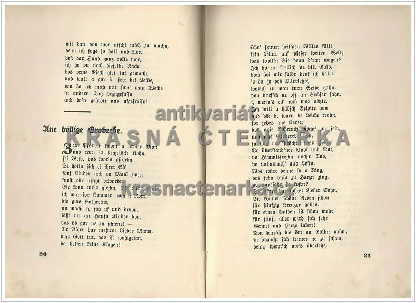 WÖLDE HEJDE, Gereimtes und Ungereimtes in der Mundart des Jeschken- und Isergebirges (Schmidt Ferdinand) (Nářečí Liberecko, Jizerské hory)