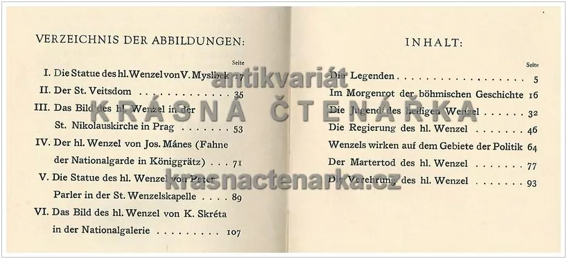 DAS LEBEN DES HEILIGEN WENZEL (Dvorník Fr.)