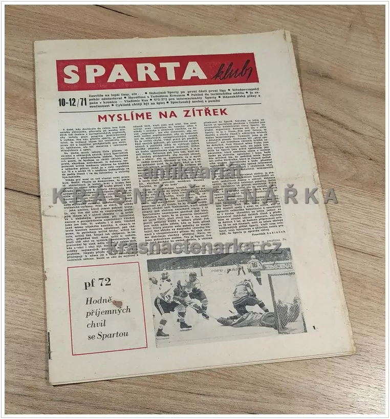 SPARTAKLUB 10-12 / 1971, Občasník velké rodiny přátel slavného klubu