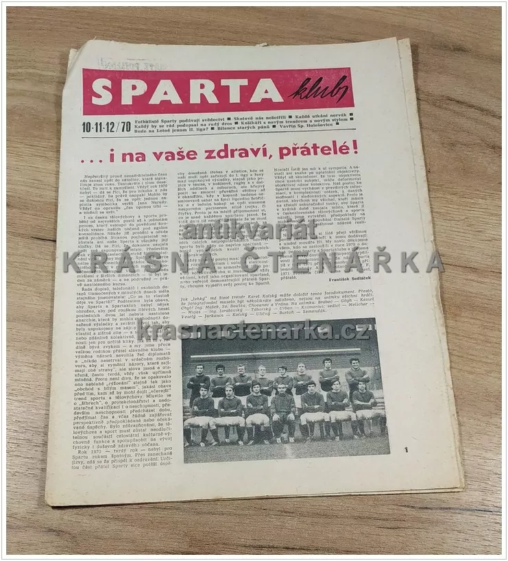 SPARTAKLUB 10-11-12 / 1970, Občasník velké rodiny přátel slavného klubu