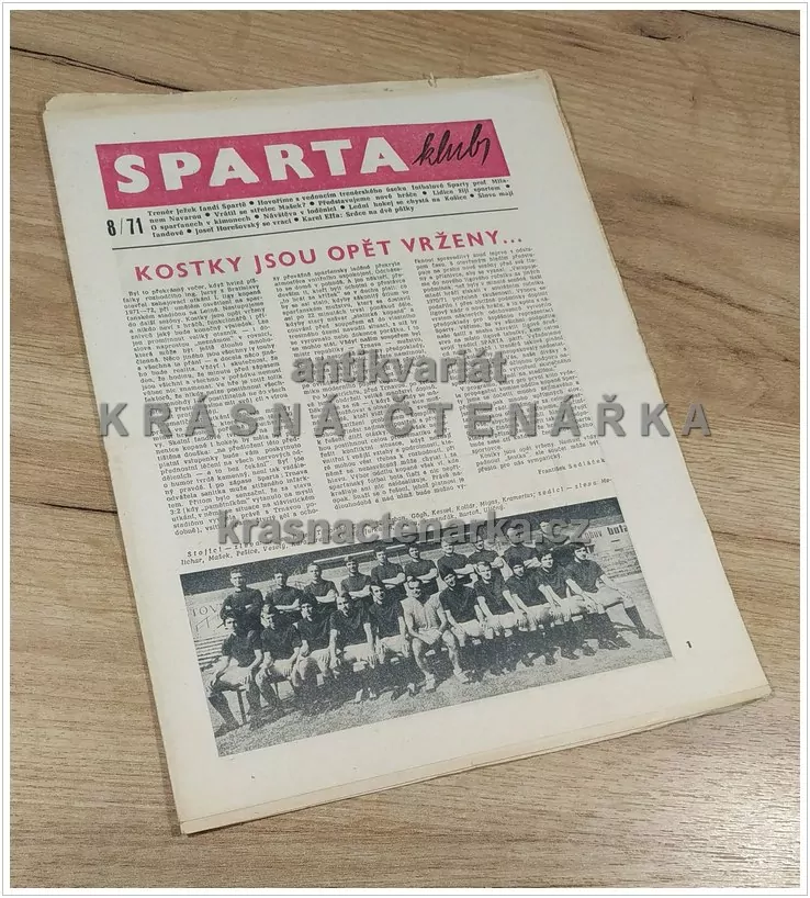 SPARTAKLUB 8 / 1971, Občasník velké rodiny přátel slavného klubu