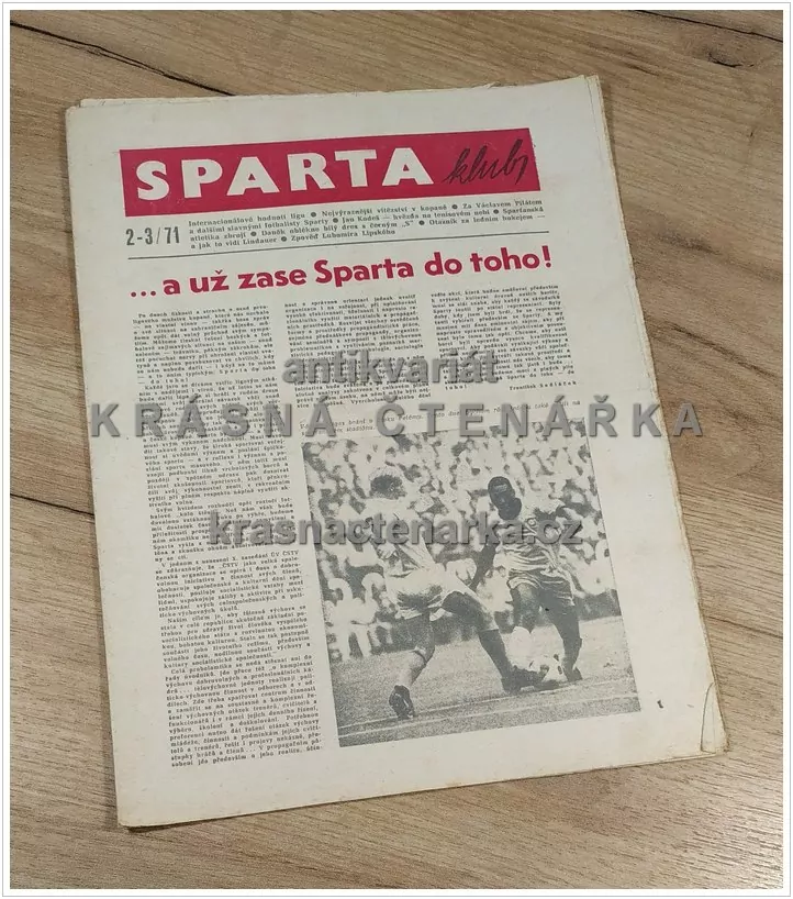 SPARTAKLUB 2-3 / 1971, Občasník velké rodiny přátel slavného klubu