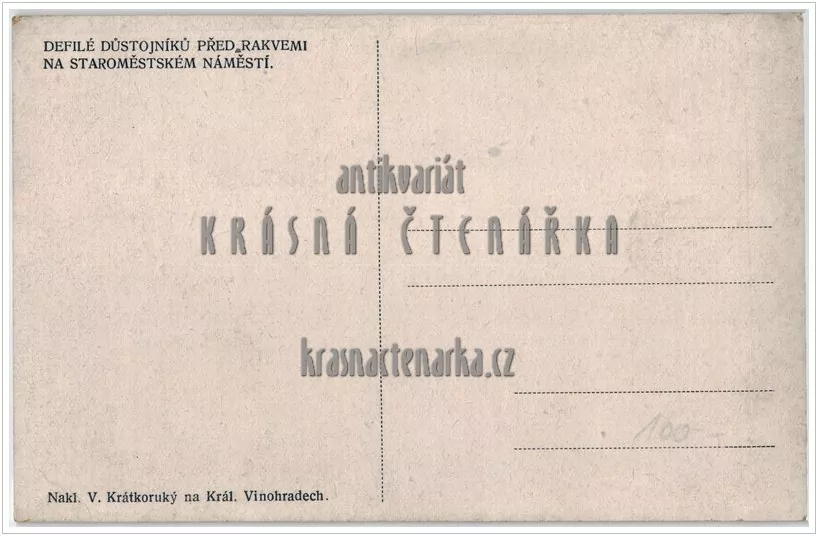 PRAHA, Defilé důstojníků před rakvemi na Staroměstském náměstí