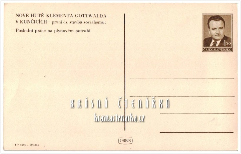 OSTRAVA-KUNČICE, Nová huť Kl. Gottwalda, poslední práce na plynovém potrubí