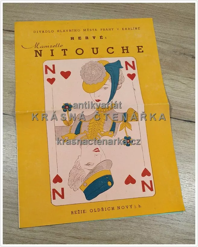 Divadelní program: MAM´ZELLE NITOUCHE, režie Oldřich Nový (Divadlo Karlín)