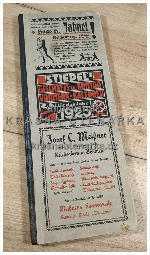 Stiepels GESCHÄFT- UND KONTOR- VORMERK- KALENDER für das Jahr 1925