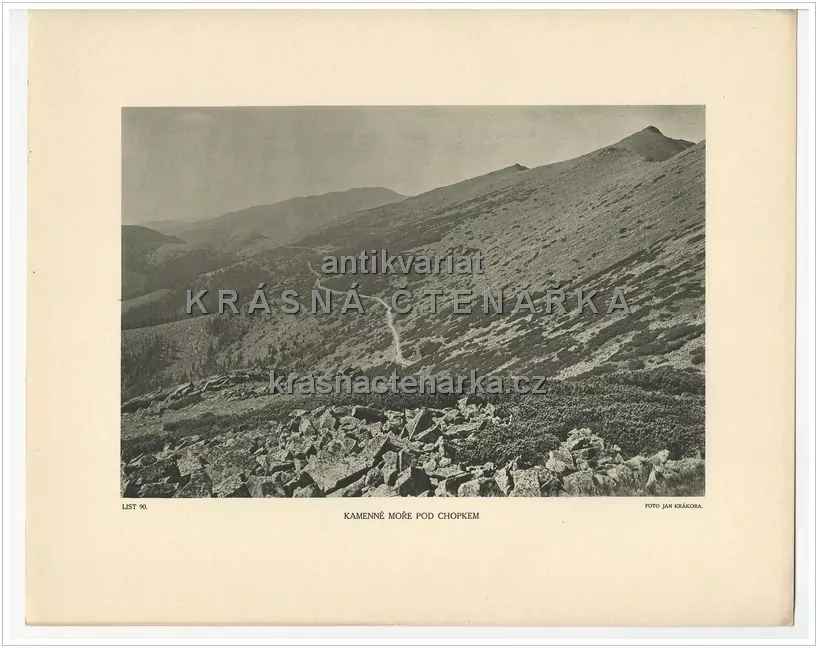KAMENNÉ MOŘE POD CHOPKEM