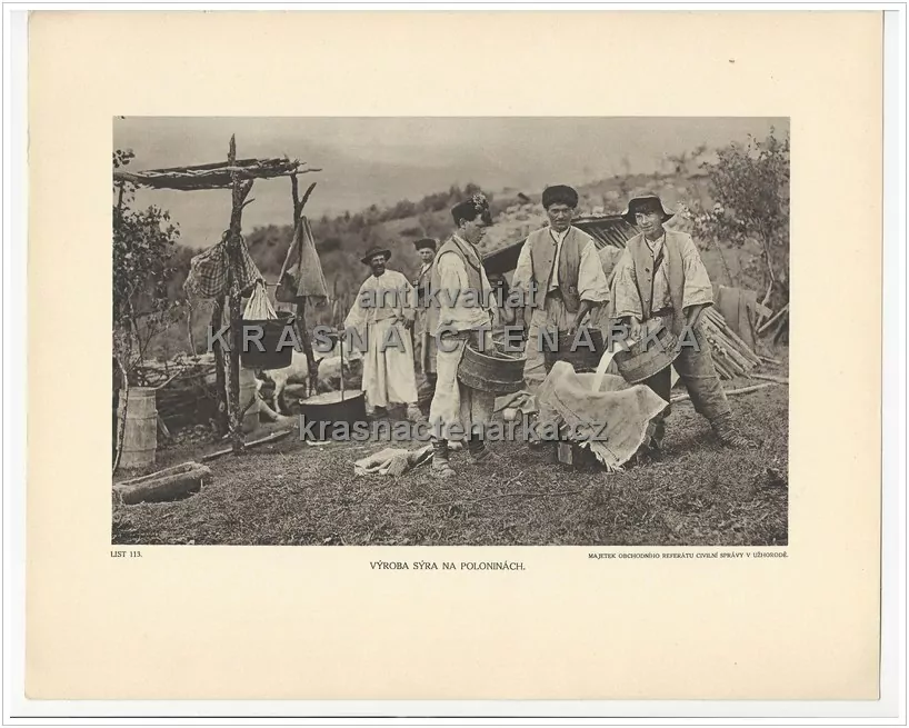 VÝROBA SÝRA NA POLONINÁCH