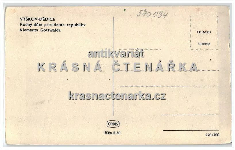 DĚDICE, "Rodný" dům Klementa Gottwalda