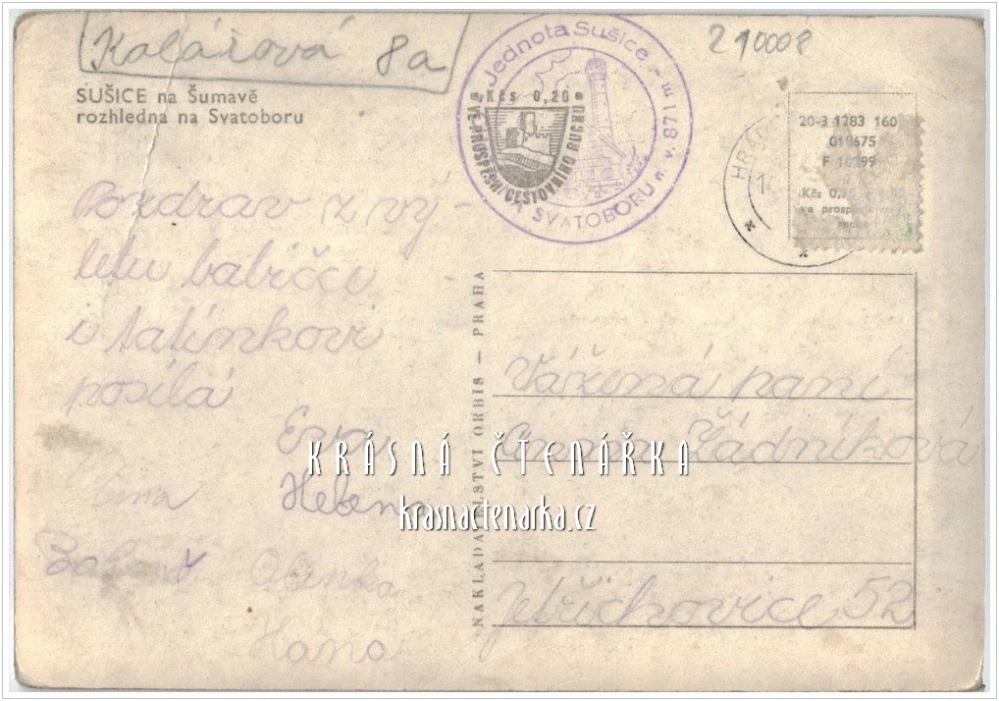 SUŠICE, Rozhledna a chata Svatobor