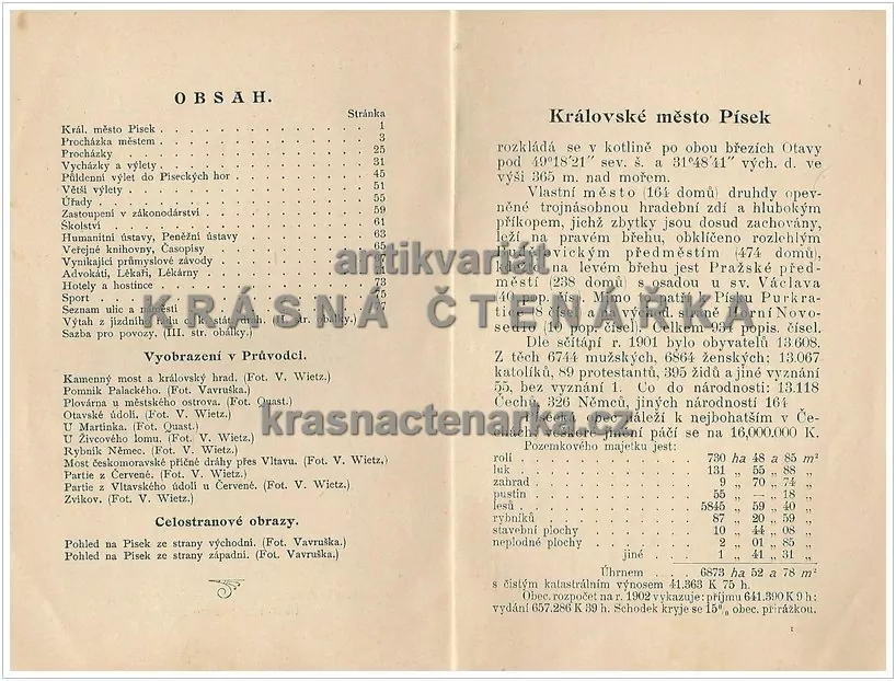 PRŮVODCE PO KRÁL. MĚSTĚ PÍSKU A JEHO OKOLÍ (Brandejs Bedřich)