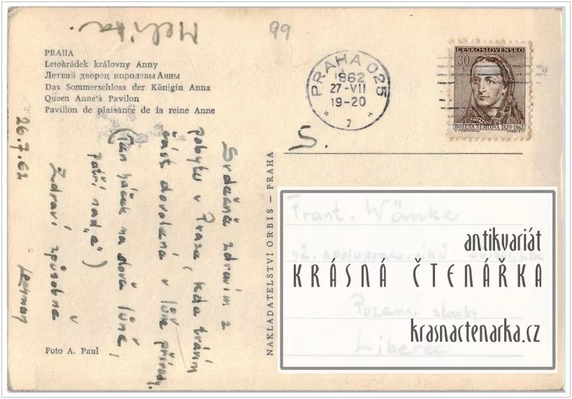 PRAHA, Letohrádek královny Anny