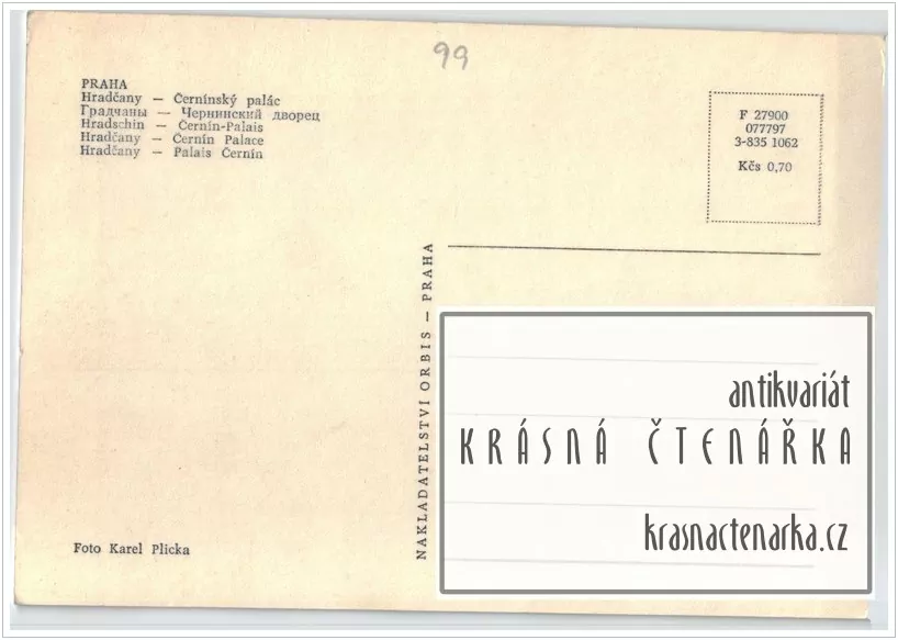 PRAHA, Černínský palác (fot. Plicka Karel)