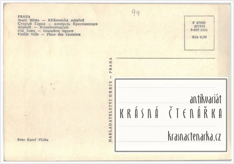 PRAHA, Křižovnické náměstí (fot. Plicka Karel)