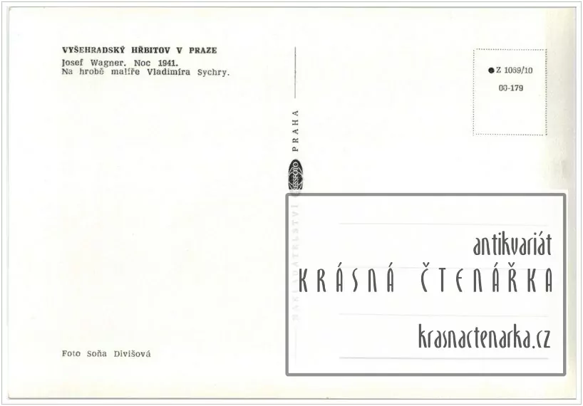 PRAHA, Vyšehradský hřbitov, Josef Wagner (fot. Divišová Soňa)