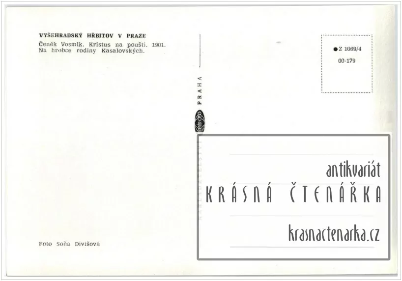 PRAHA, Vyšehradský hřbitov, Čeněk Vosmík (fot. Divišová Soňa)