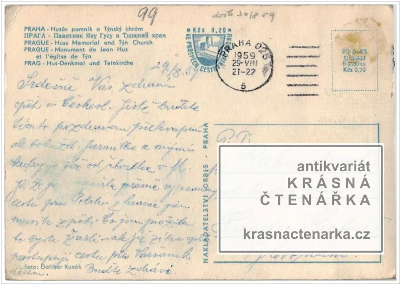 PRAHA, Husův pomník a Týnský chrám