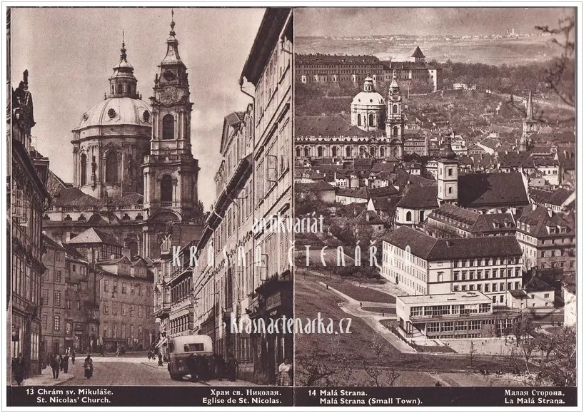 PRAHA, hlavní město Republiky československé (Leporelo se 72 ks fotografií)