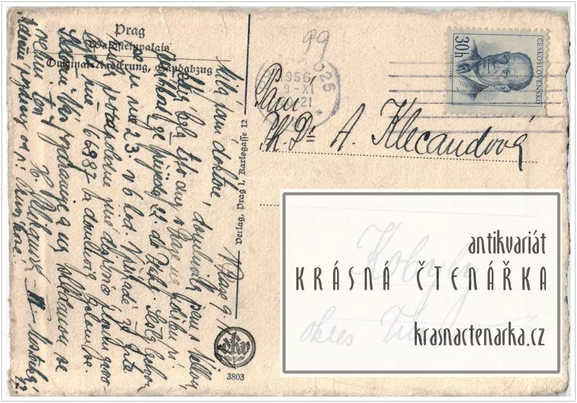 PRAHA, Sala terrena ve Valdštejnské zahradě (původní lept)