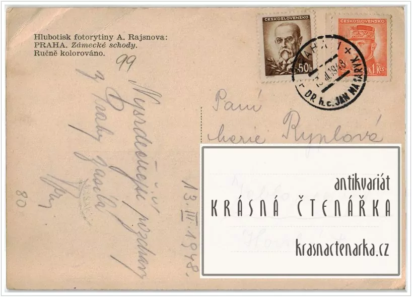 PRAHA, Zámecké schody (il. A. Rajsnov)