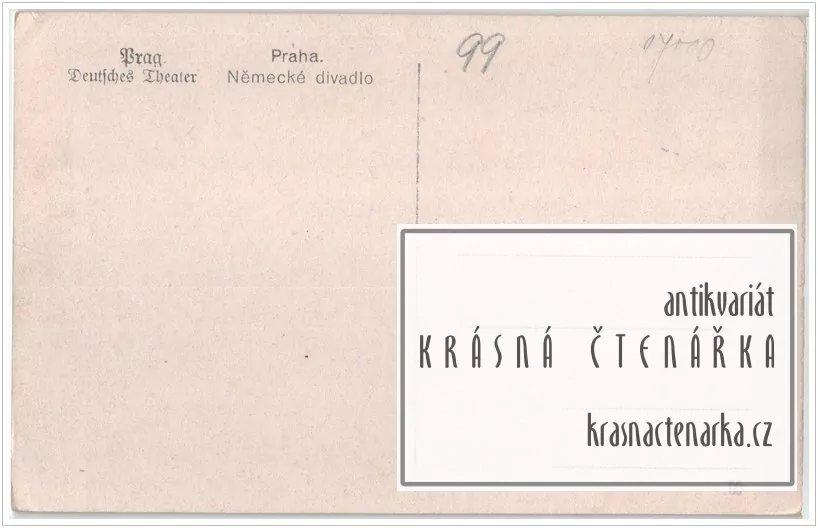 PRAHA, Německé divadlo / Státní opera