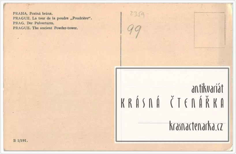 PRAHA, Prašná brána