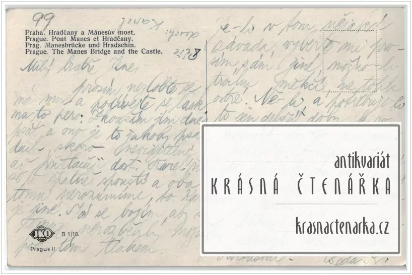 PRAHA, Pražský hrad a Mánesův most