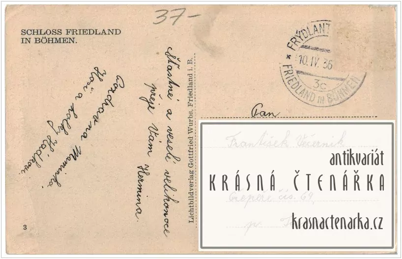 Hrad a zámek FRÝDLANT (Nakladatelství Gottried Wurbs)