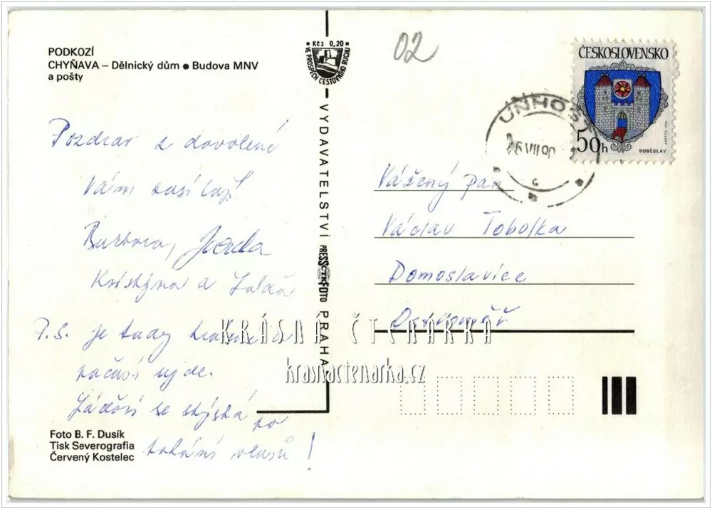 CHYŇAVA - PODKOZÍ