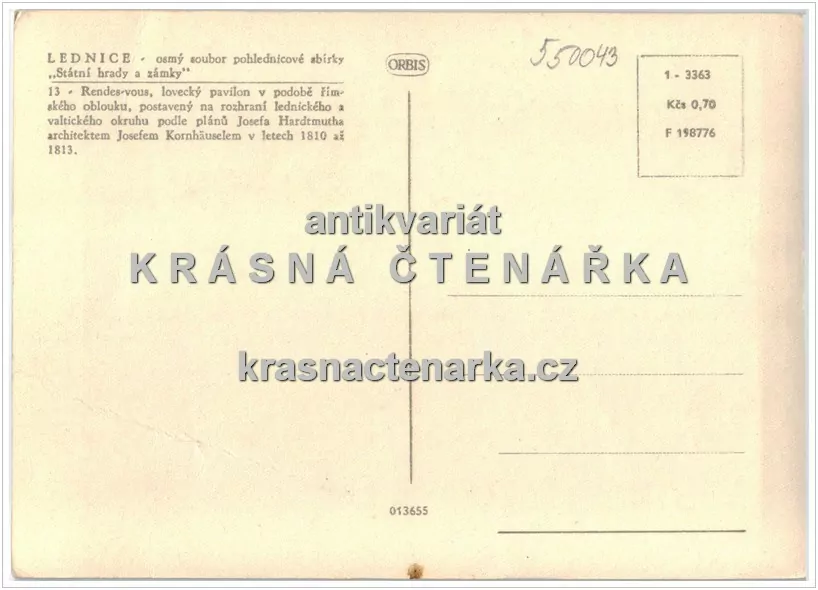 Zámek LEDNICE, Rendes-vous, lovecký pavilón