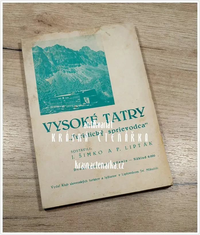 VYSOKÉ TATRY, Turistický sprievodca (Šimko / Lipták)