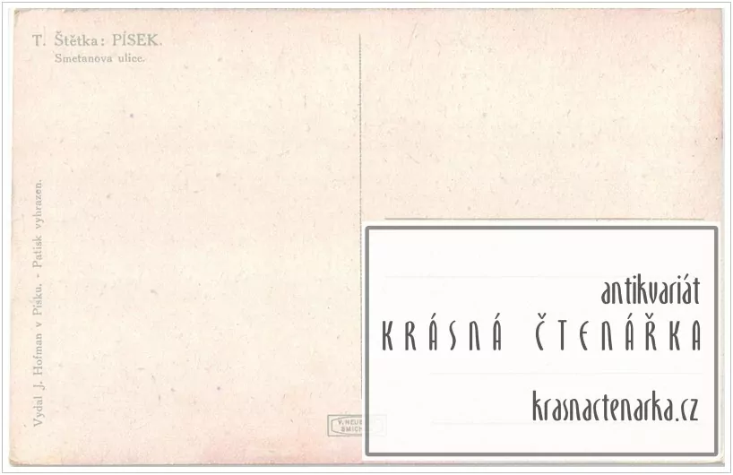 PÍSEK (T. Štětka: Rybářská ulice)